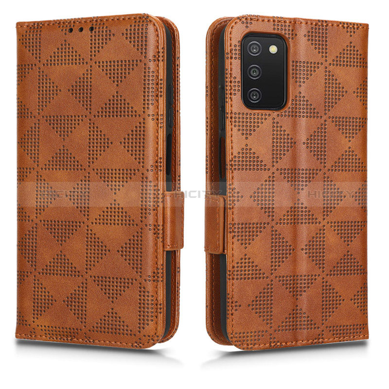 Coque Portefeuille Livre Cuir Etui Clapet C02X pour Samsung Galaxy A02s Marron Plus