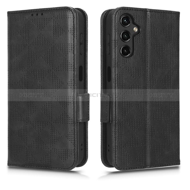 Coque Portefeuille Livre Cuir Etui Clapet C02X pour Samsung Galaxy A14 4G Noir Plus