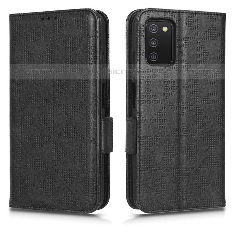 Coque Portefeuille Livre Cuir Etui Clapet C02X pour Samsung Galaxy M02s Noir Plus