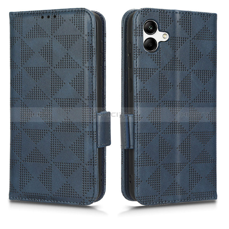 Coque Portefeuille Livre Cuir Etui Clapet C02X pour Samsung Galaxy M04 Bleu Plus