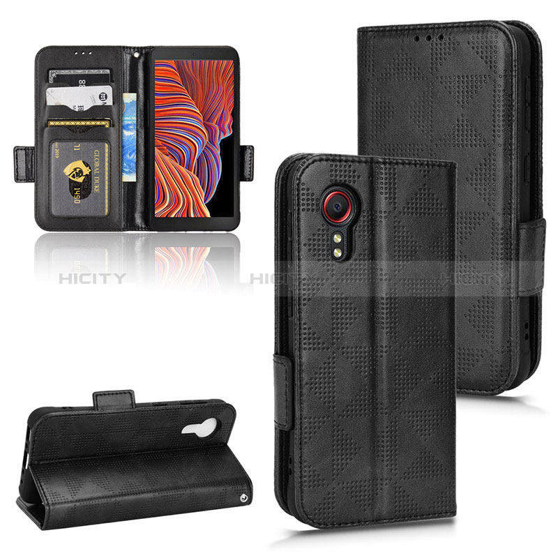 Coque Portefeuille Livre Cuir Etui Clapet C02X pour Samsung Galaxy XCover 5 SM-G525F Plus