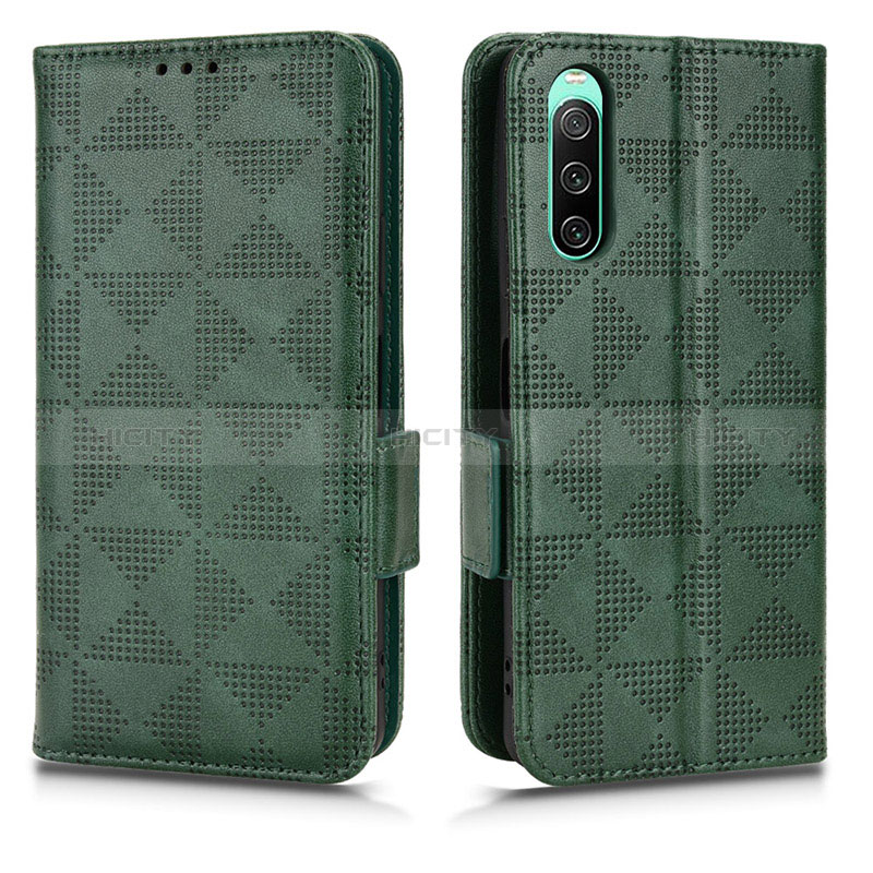 Coque Portefeuille Livre Cuir Etui Clapet C02X pour Sony Xperia 10 IV SO-52C Plus