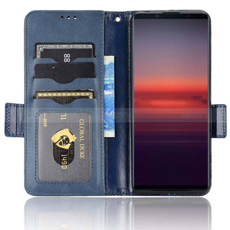 Coque Portefeuille Livre Cuir Etui Clapet C02X pour Sony Xperia 5 II Plus