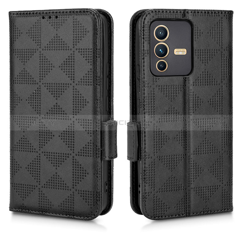 Coque Portefeuille Livre Cuir Etui Clapet C02X pour Vivo V23 Pro 5G Plus