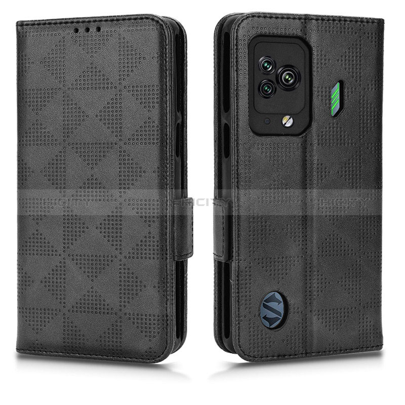 Coque Portefeuille Livre Cuir Etui Clapet C02X pour Xiaomi Black Shark 5 5G Noir Plus