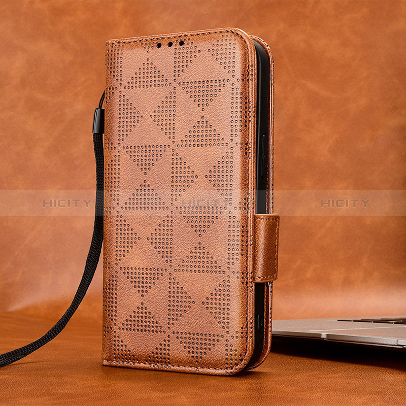 Coque Portefeuille Livre Cuir Etui Clapet C02X pour Xiaomi Mi 13T 5G Marron Plus