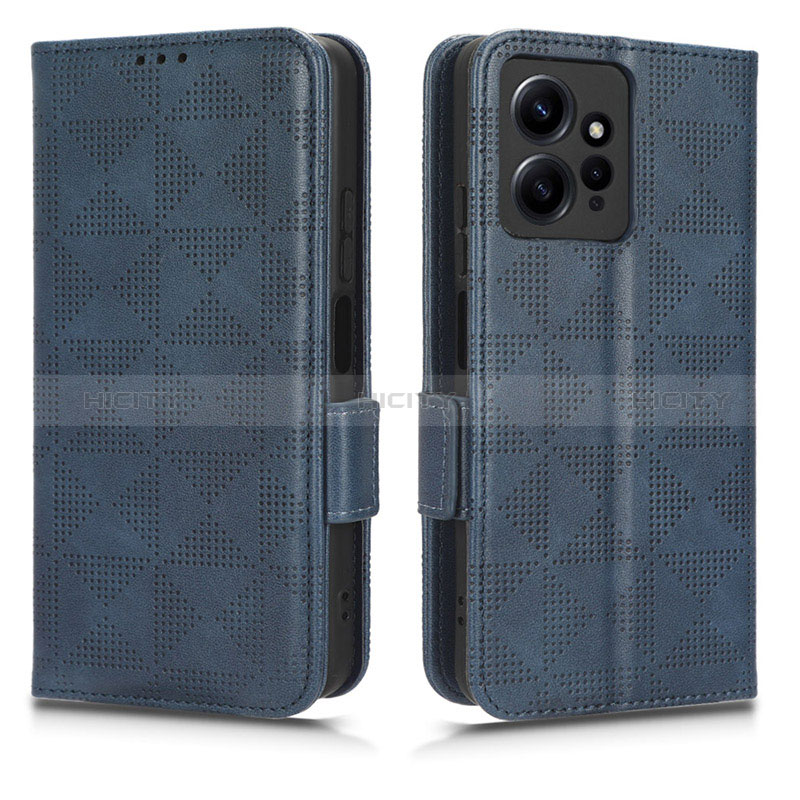 Coque Portefeuille Livre Cuir Etui Clapet C02X pour Xiaomi Redmi Note 12 4G Bleu Plus