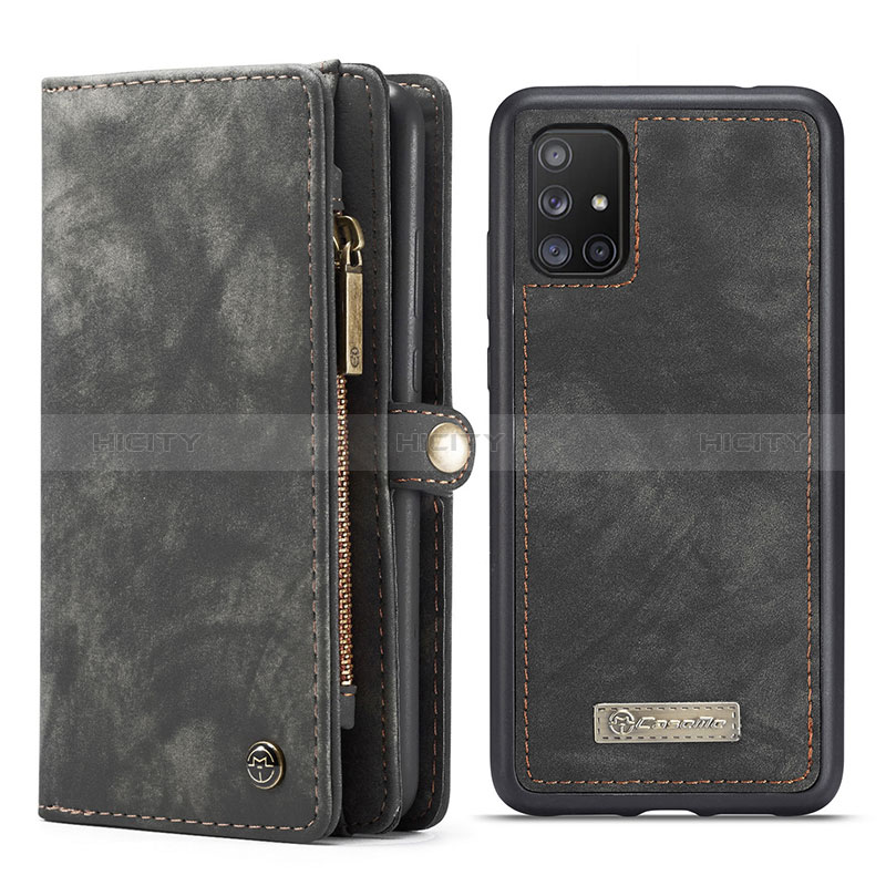 Coque Portefeuille Livre Cuir Etui Clapet C03S pour Samsung Galaxy A51 4G Noir Plus