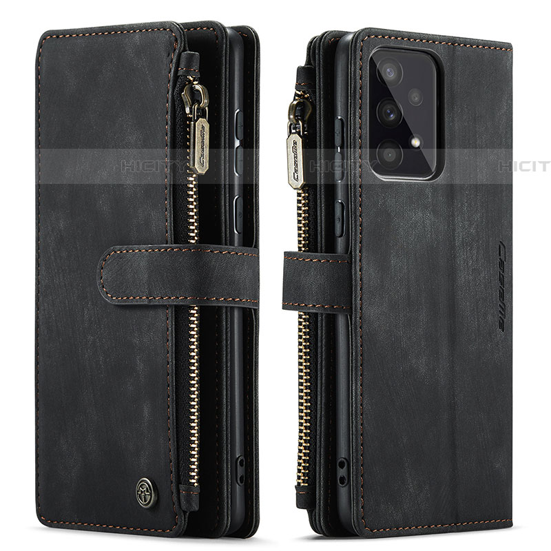 Coque Portefeuille Livre Cuir Etui Clapet C03S pour Samsung Galaxy A53 5G Noir Plus