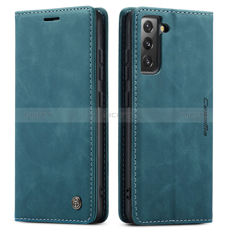 Coque Portefeuille Livre Cuir Etui Clapet C03S pour Samsung Galaxy S24 Plus 5G Bleu Plus