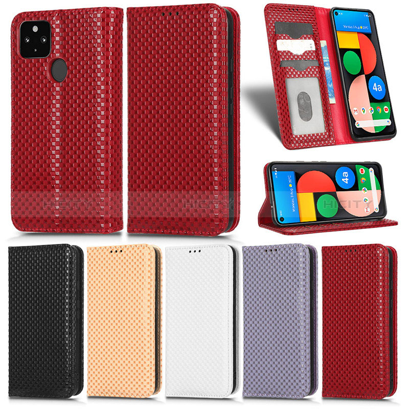 Coque Portefeuille Livre Cuir Etui Clapet C03X pour Google Pixel 4a 5G Plus