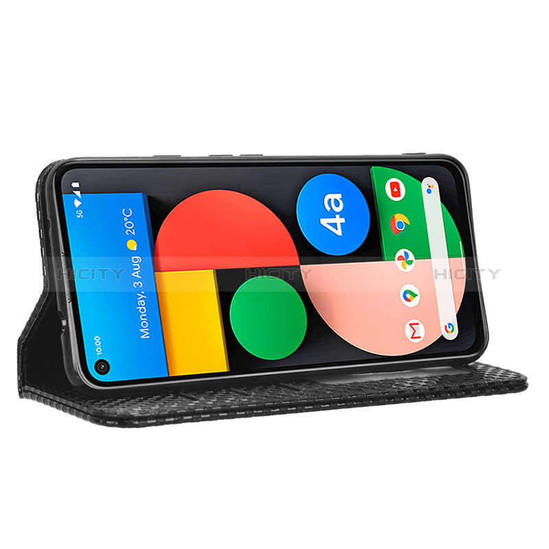 Coque Portefeuille Livre Cuir Etui Clapet C03X pour Google Pixel 4a 5G Plus