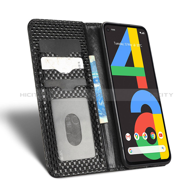 Coque Portefeuille Livre Cuir Etui Clapet C03X pour Google Pixel 4a Plus