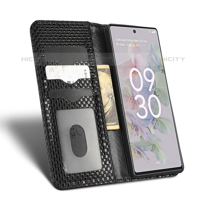 Coque Portefeuille Livre Cuir Etui Clapet C03X pour Google Pixel 6a 5G Plus