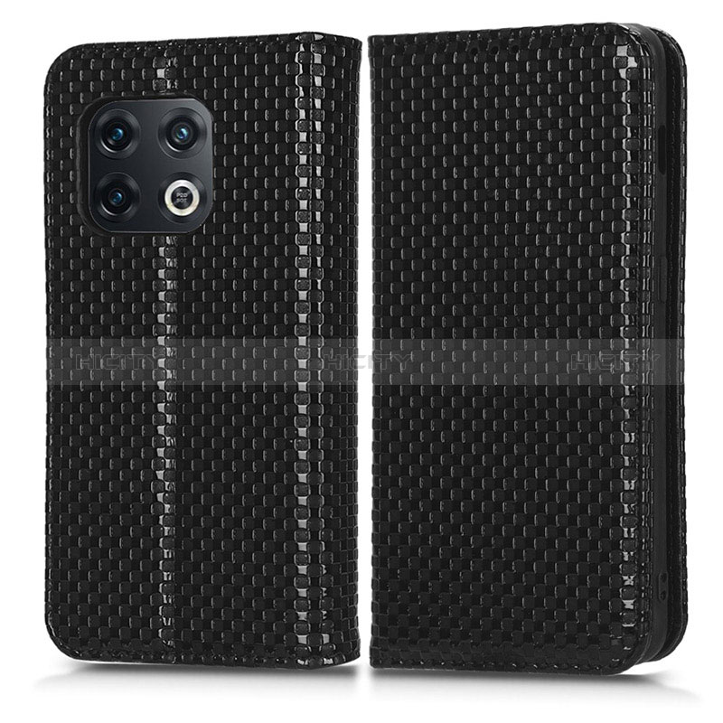 Coque Portefeuille Livre Cuir Etui Clapet C03X pour OnePlus 10 Pro 5G Noir Plus