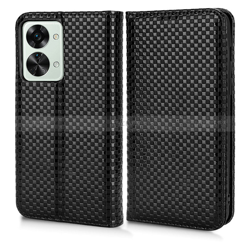 Coque Portefeuille Livre Cuir Etui Clapet C03X pour OnePlus Nord 2T 5G Noir Plus