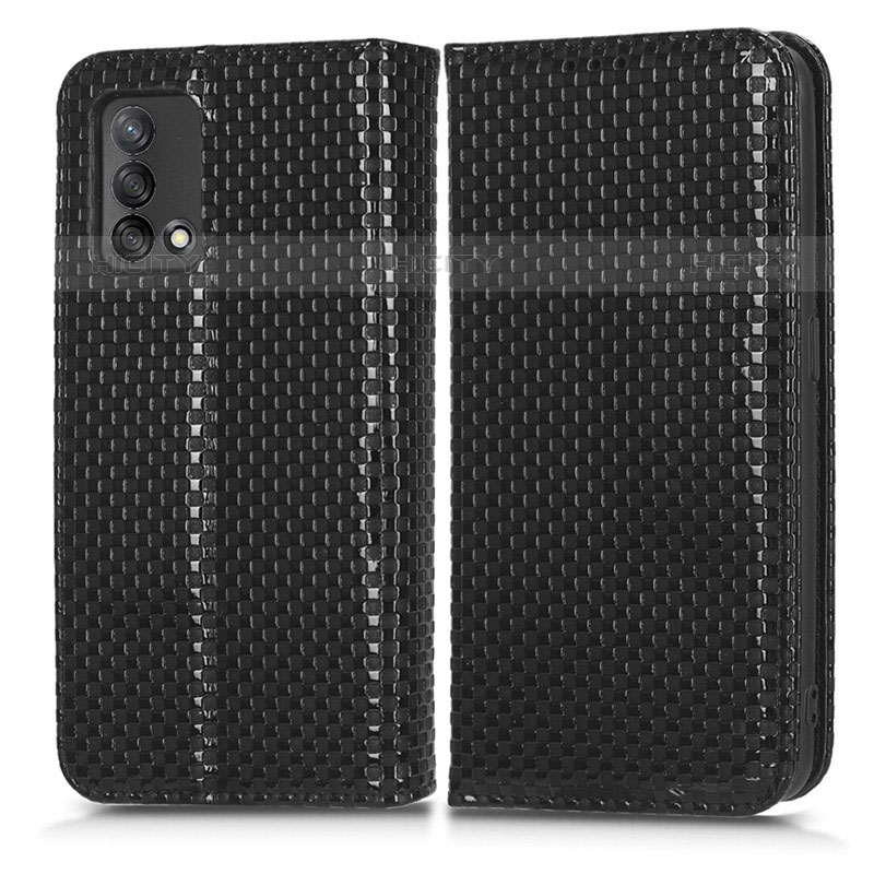 Coque Portefeuille Livre Cuir Etui Clapet C03X pour Oppo Reno6 Lite Noir Plus