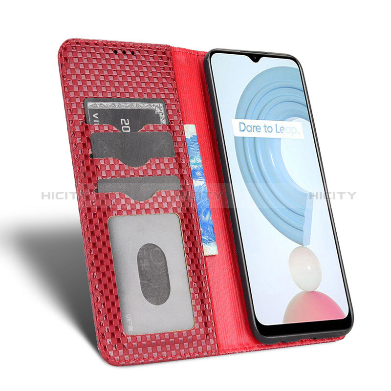 Coque Portefeuille Livre Cuir Etui Clapet C03X pour Realme C21Y Plus