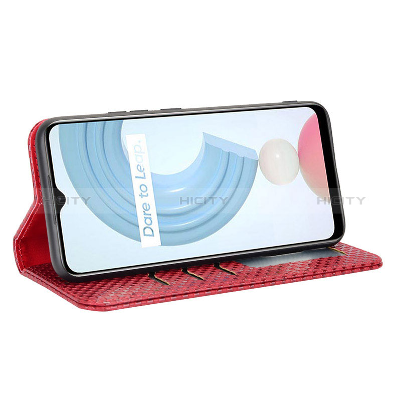 Coque Portefeuille Livre Cuir Etui Clapet C03X pour Realme C21Y Plus