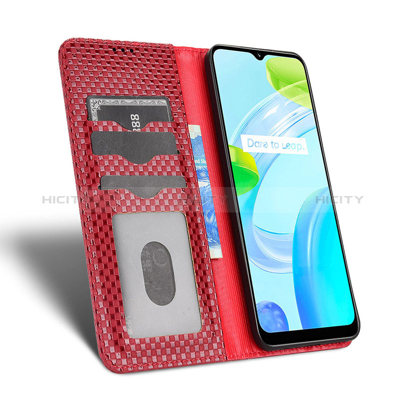 Coque Portefeuille Livre Cuir Etui Clapet C03X pour Realme C30s Plus