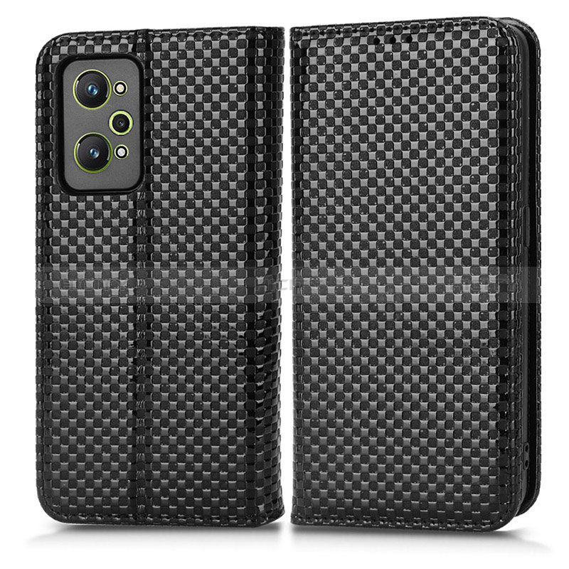 Coque Portefeuille Livre Cuir Etui Clapet C03X pour Realme GT Neo 3T 5G Noir Plus