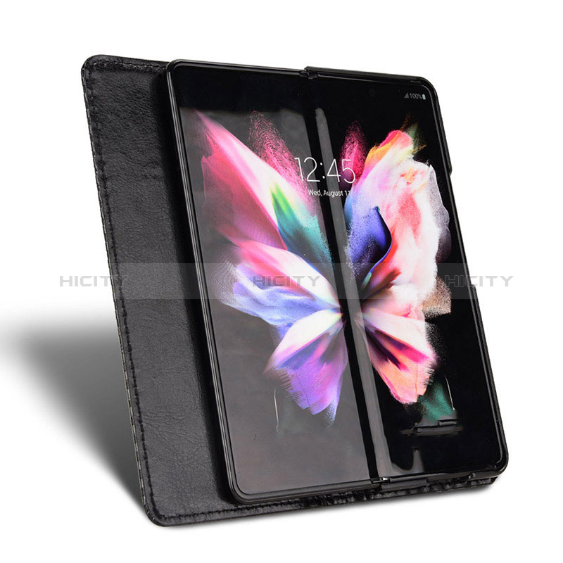 Coque Portefeuille Livre Cuir Etui Clapet C03X pour Samsung Galaxy Z Fold3 5G Plus