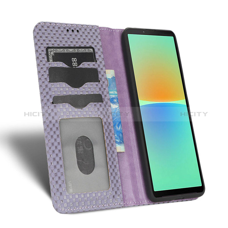 Coque Portefeuille Livre Cuir Etui Clapet C03X pour Sony Xperia 10 IV Plus