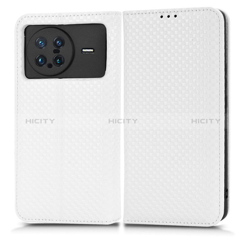 Coque Portefeuille Livre Cuir Etui Clapet C03X pour Vivo X Note Blanc Plus