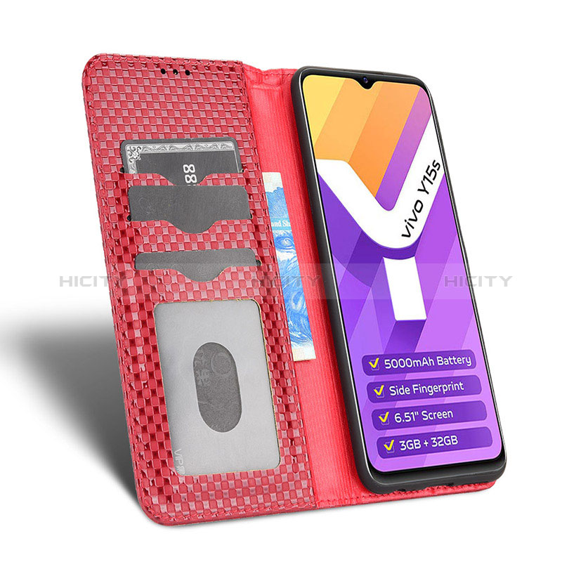 Coque Portefeuille Livre Cuir Etui Clapet C03X pour Vivo Y10 Plus