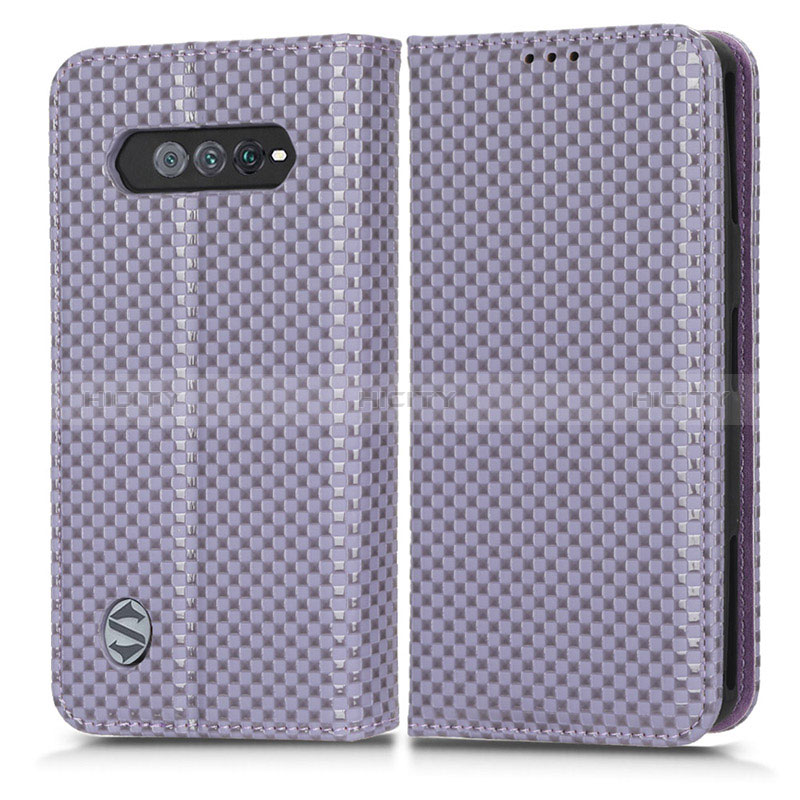 Coque Portefeuille Livre Cuir Etui Clapet C03X pour Xiaomi Black Shark 4S Pro 5G Violet Plus