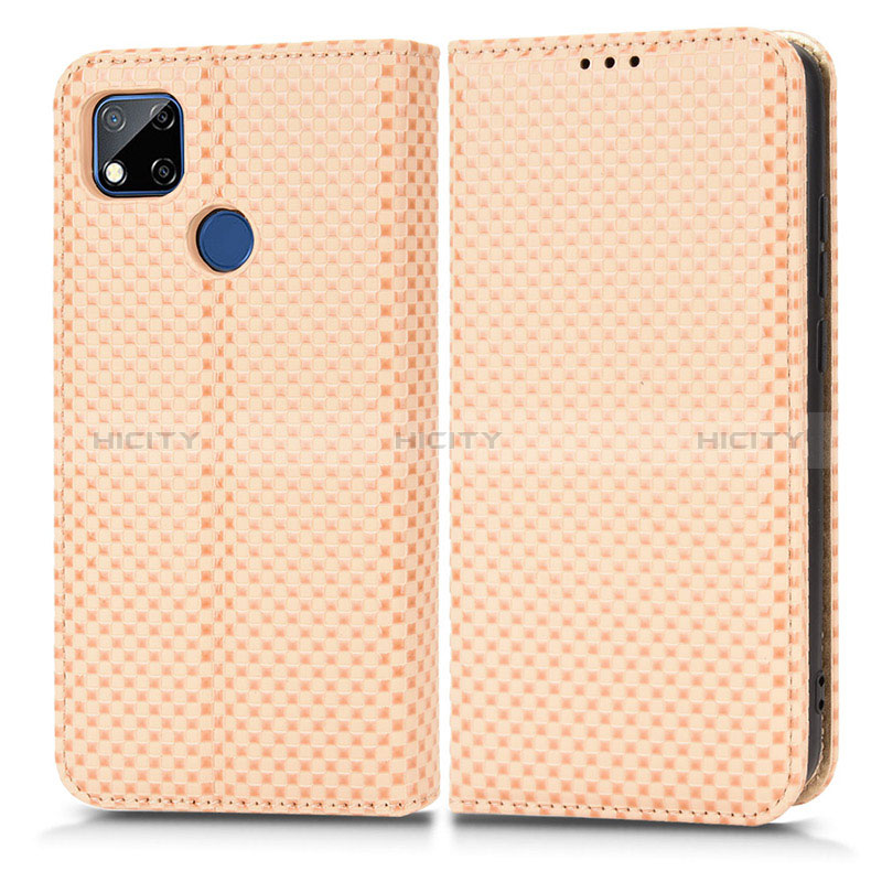 Coque Portefeuille Livre Cuir Etui Clapet C03X pour Xiaomi Redmi 9 India Or Plus