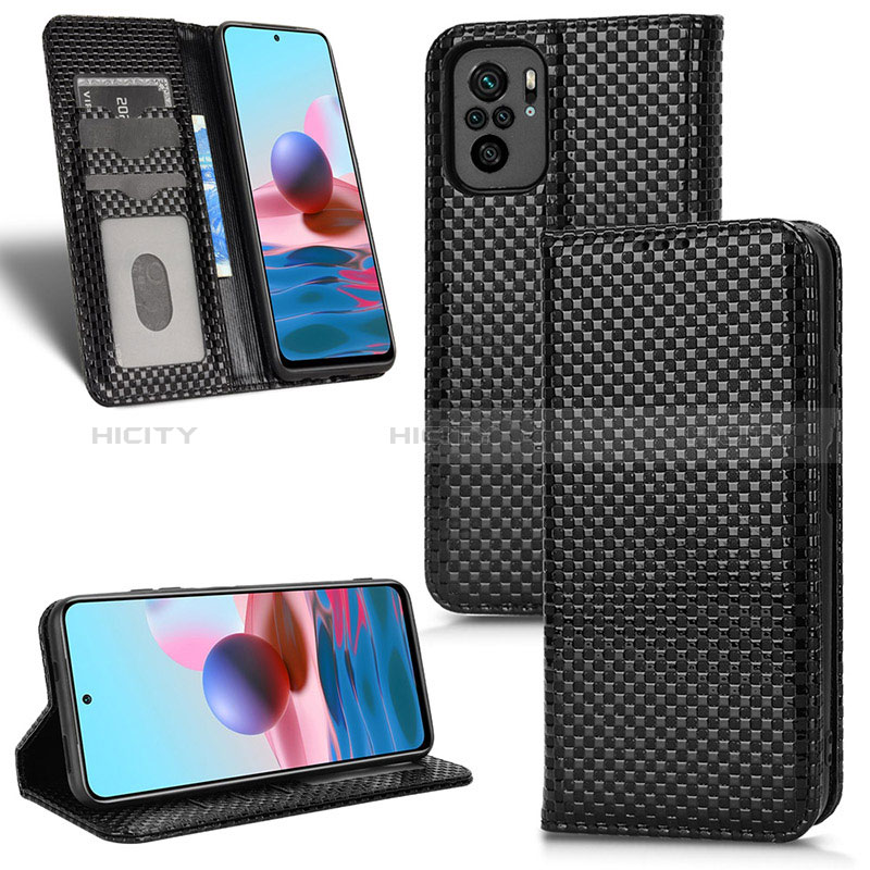 Coque Portefeuille Livre Cuir Etui Clapet C03X pour Xiaomi Redmi Note 10S 4G Plus