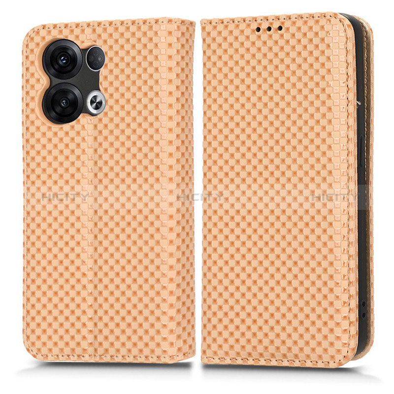 Coque Portefeuille Livre Cuir Etui Clapet C03X pour Xiaomi Redmi Note 13 5G Or Plus