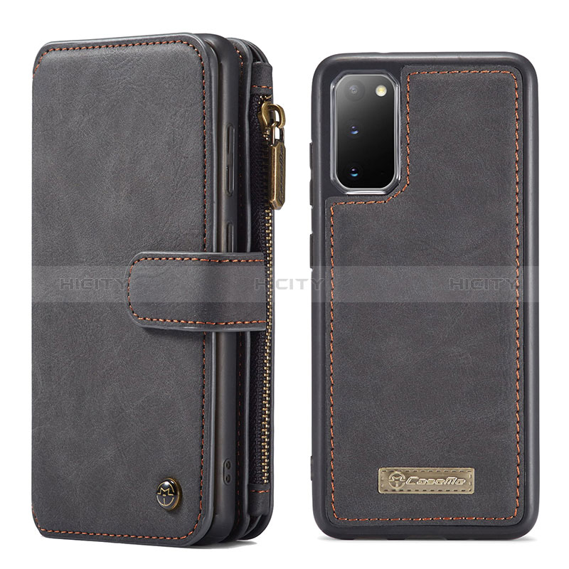 Coque Portefeuille Livre Cuir Etui Clapet C04S pour Samsung Galaxy S20 5G Noir Plus