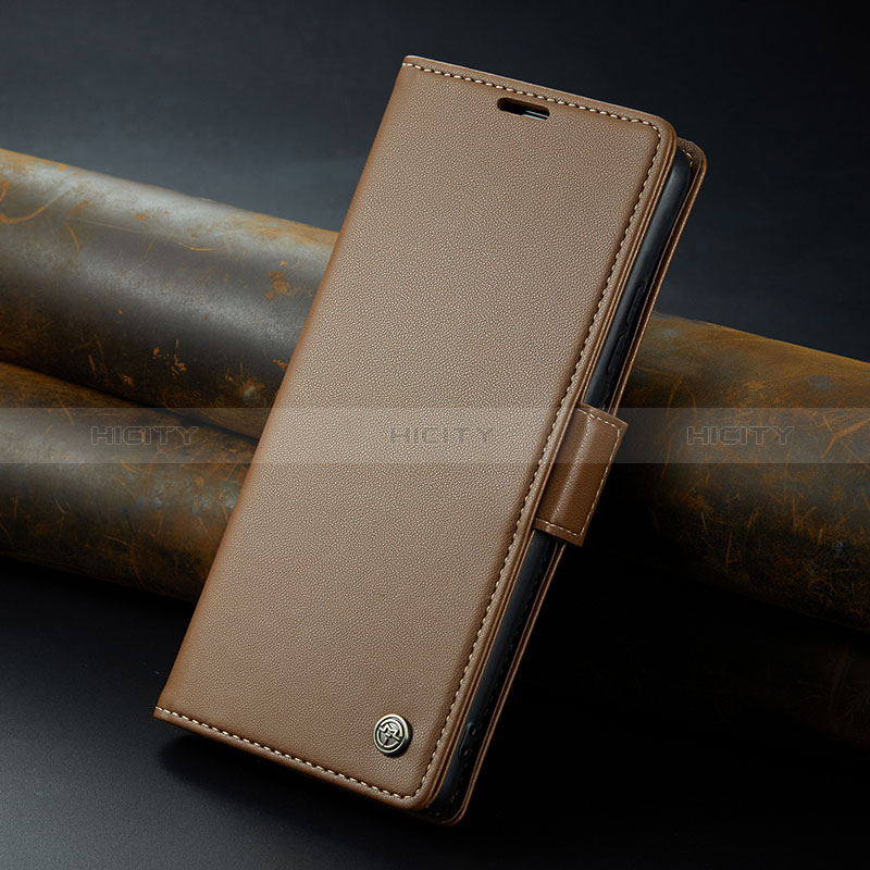 Coque Portefeuille Livre Cuir Etui Clapet C04S pour Xiaomi Poco C65 Marron Plus