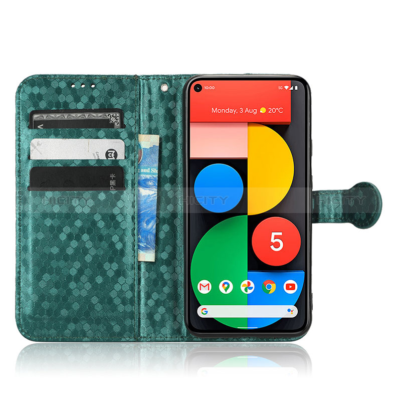 Coque Portefeuille Livre Cuir Etui Clapet C04X pour Google Pixel 5 Plus