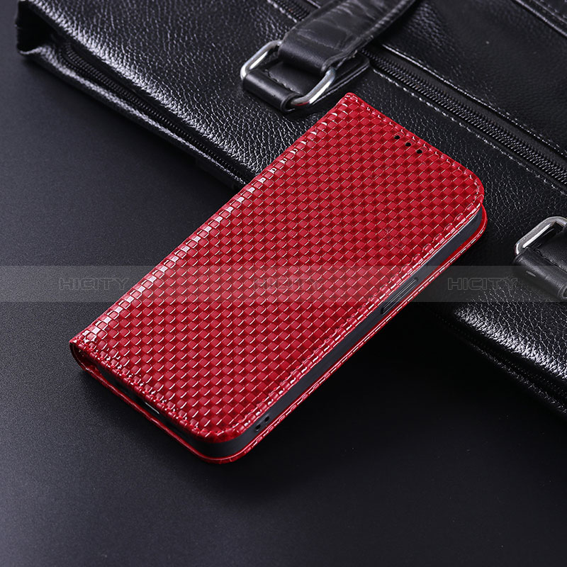 Coque Portefeuille Livre Cuir Etui Clapet C04X pour Huawei Honor Magic4 Lite 5G Rouge Plus