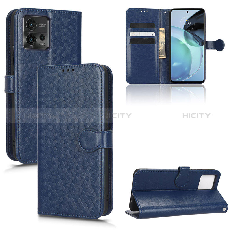 Coque Portefeuille Livre Cuir Etui Clapet C04X pour Motorola Moto G72 Plus