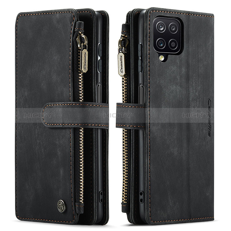 Coque Portefeuille Livre Cuir Etui Clapet C05S pour Samsung Galaxy A12 Noir Plus