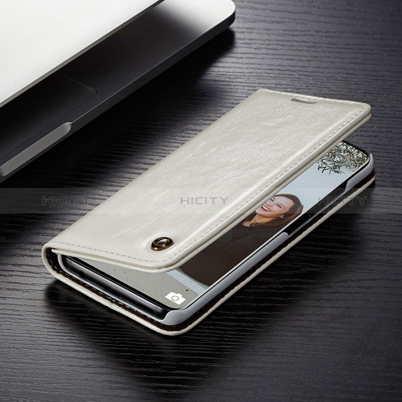 Coque Portefeuille Livre Cuir Etui Clapet C05S pour Samsung Galaxy S20 Plus 5G Blanc Plus