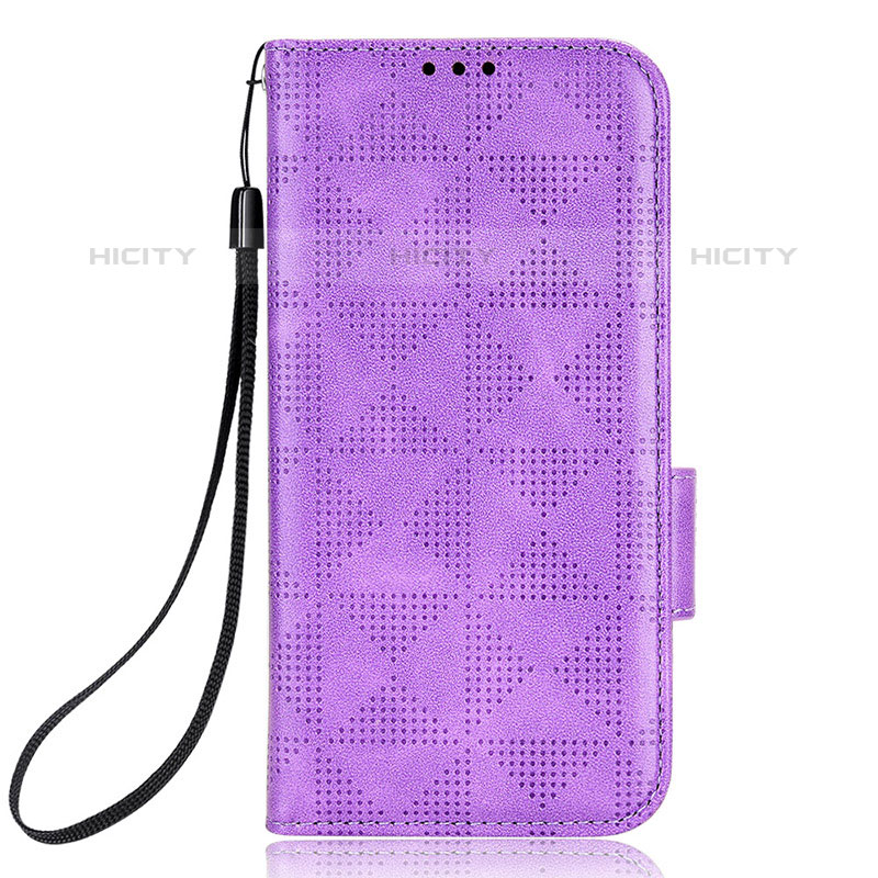 Coque Portefeuille Livre Cuir Etui Clapet C05X pour Samsung Galaxy Z Fold5 5G Violet Plus