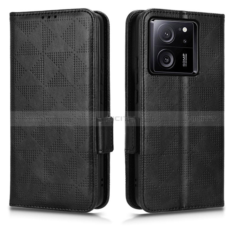 Coque Portefeuille Livre Cuir Etui Clapet C05X pour Xiaomi Mi 13T 5G Noir Plus