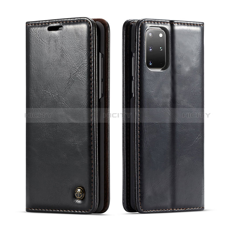 Coque Portefeuille Livre Cuir Etui Clapet C06S pour Samsung Galaxy S20 Plus 5G Noir Plus