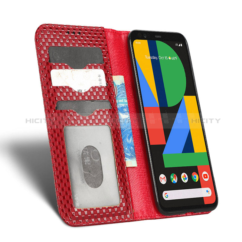 Coque Portefeuille Livre Cuir Etui Clapet C06X pour Google Pixel 4 Plus