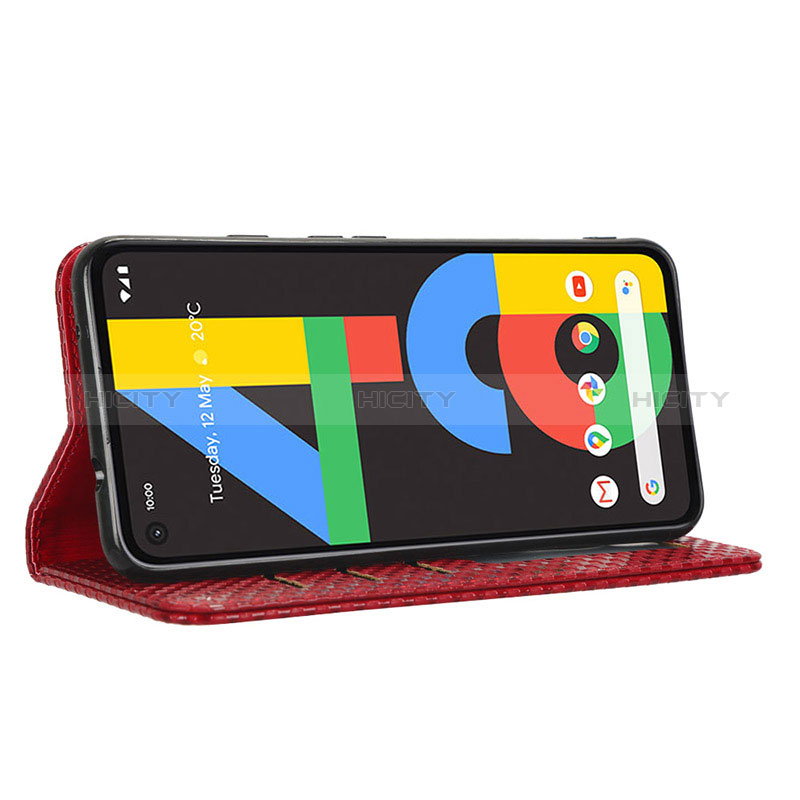 Coque Portefeuille Livre Cuir Etui Clapet C06X pour Google Pixel 4a Plus