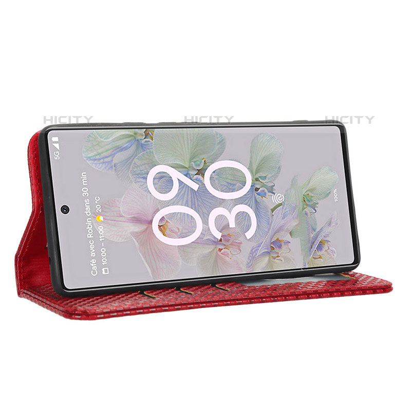 Coque Portefeuille Livre Cuir Etui Clapet C06X pour Google Pixel 6a 5G Plus