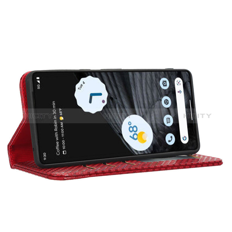 Coque Portefeuille Livre Cuir Etui Clapet C06X pour Google Pixel 7 Pro 5G Plus