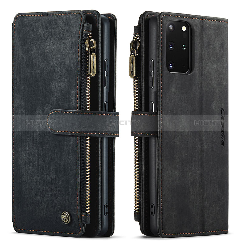 Coque Portefeuille Livre Cuir Etui Clapet C07S pour Samsung Galaxy S20 Plus 5G Noir Plus