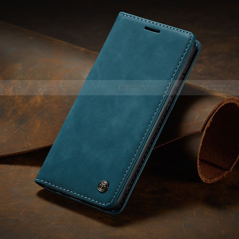 Coque Portefeuille Livre Cuir Etui Clapet C10S pour Samsung Galaxy S22 Plus 5G Bleu Plus