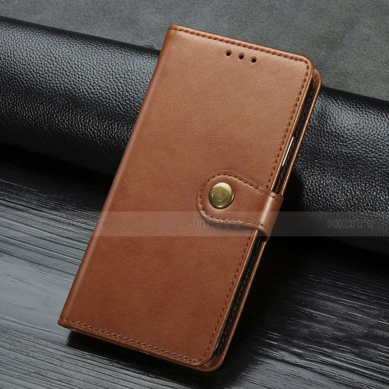 Coque Portefeuille Livre Cuir Etui Clapet D01 pour Xiaomi Mi Note 10 Marron Plus